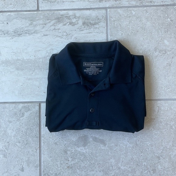 Men’s 5.11 Tactical Black Polo - Picture 3 of 4
